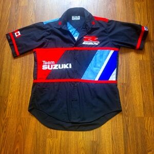 Authentic Team Suzuki GSX-R racing pit crew shirt by MPM Array Canada Made B25